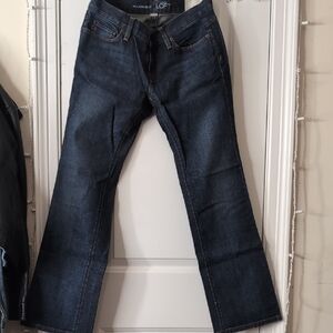 LOFT Women's Dark Blue Bootcut Jeans